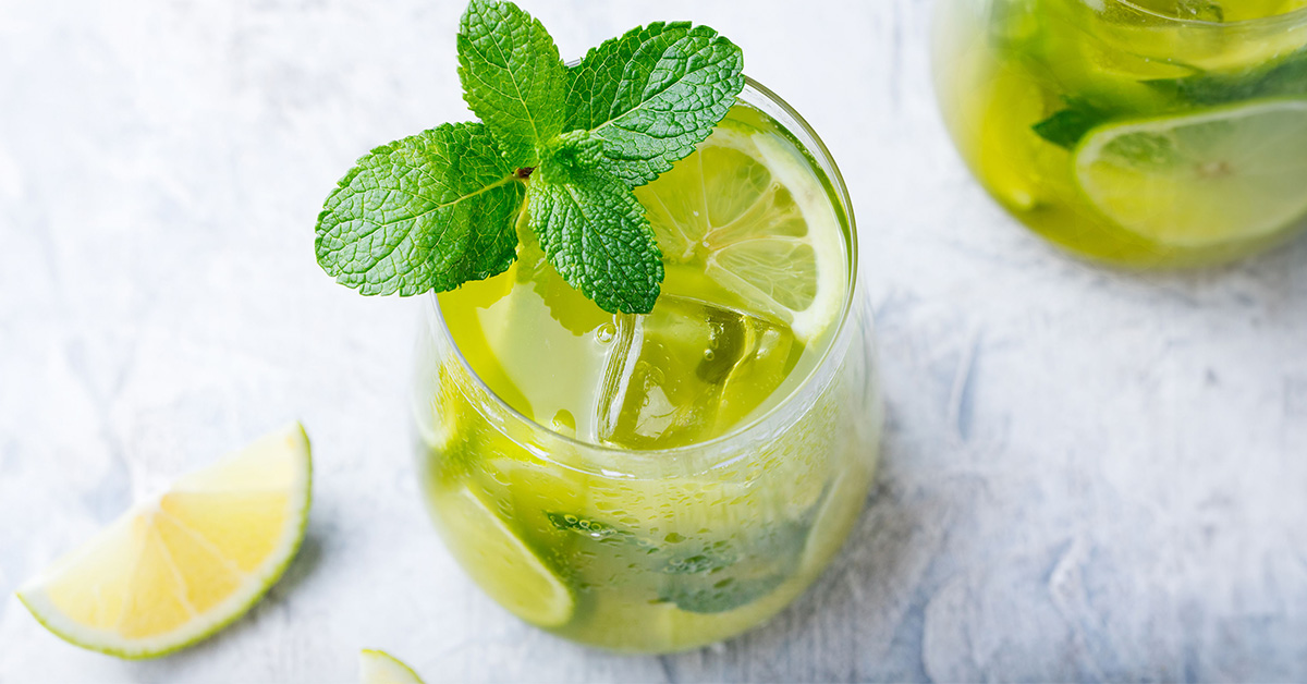 Iced Green Tea with Citrus