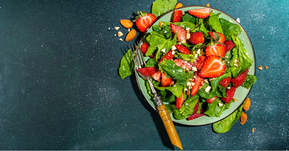 Strawberry Spinach Salad