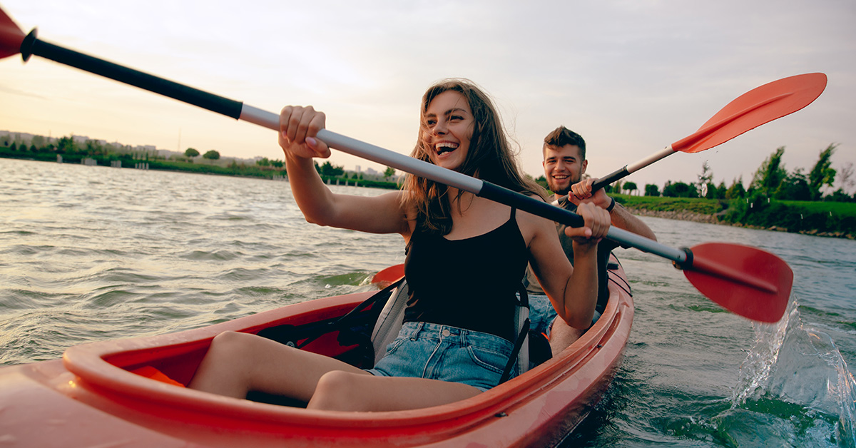 Image of People Kayaking